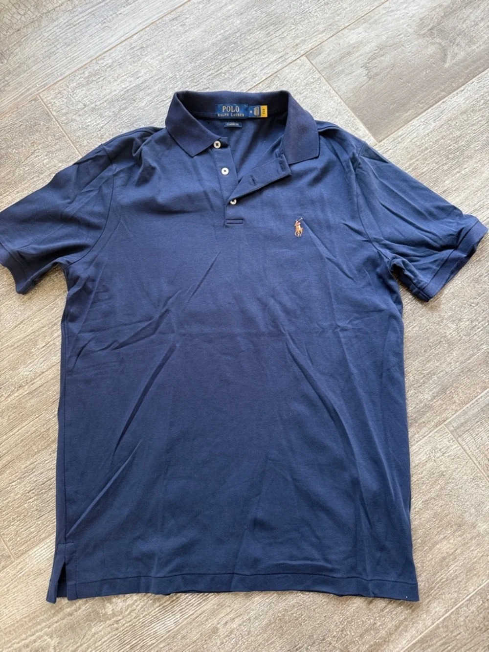 Polo by Ralph Lauren Men's Classic Navy Polo Shirt Size Medium